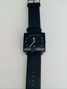 Obrku Black Men's Watch with Minimal Dial New Battery